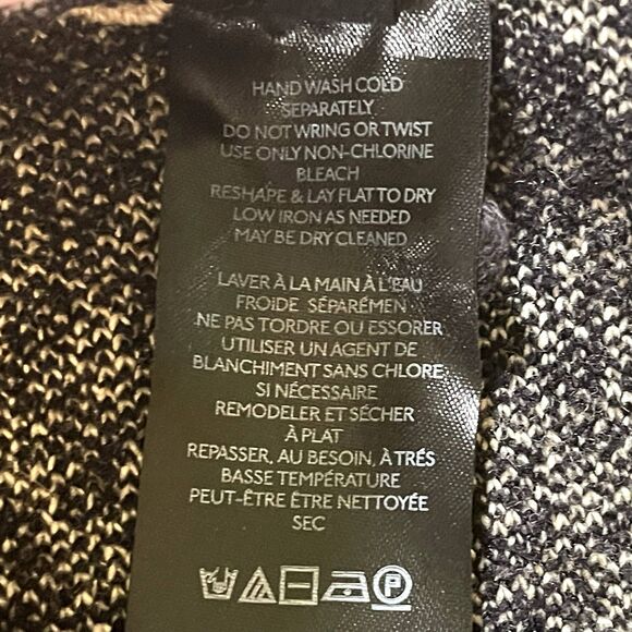 Maeve | Elinore Short Sleeve Animal Print Wool Blend Sweater | XS - Picture 8 of 9